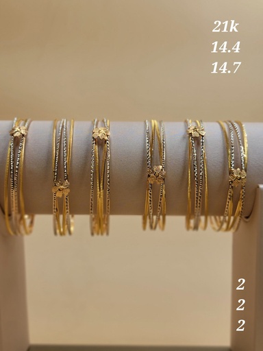 [001922114414400060] بنجرة ذهبي و فضي بزهرة الكاميليا