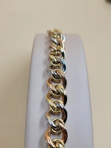 [001921810441600037] اسوارة جنزير حلقات سميكة ملونة